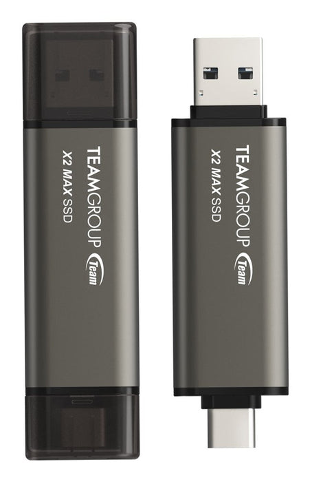 EAN 4711430805979 - Team Group X2 MAX 2 TB USB Type-A / USB Type-C 3.2 Gen 2 (3.1 Gen 2) Gris imagen 5