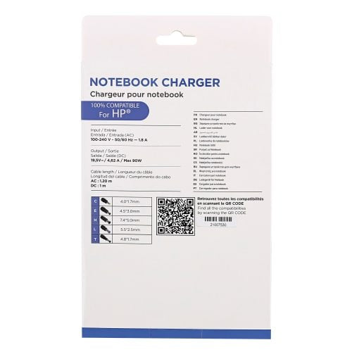EAN 3303170105221 - T'nB CHNBDH adaptador e inversor de corriente Interior 90 W Negro imagen 4