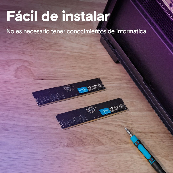 EAN 0649528944184 - Crucial CT2K64G56C46U5 módulo de memoria 128 GB 2 x 64 GB DDR5 288-pin DIMM imagen 6