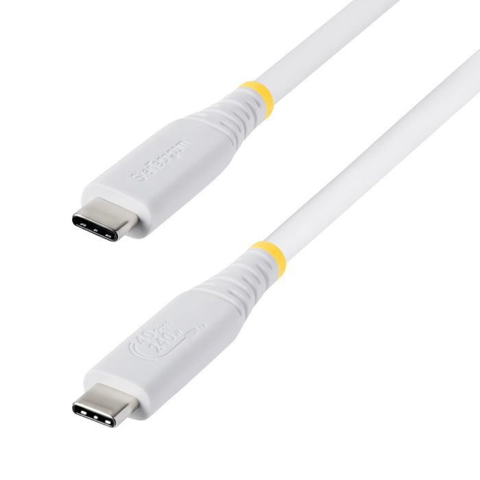 EAN 65030921480 - StarTech.com CC50CM40GUSB4TPW cable USB USB4 Gen 3x2 0,5 m USB C 40 Gbit/s imagen 1