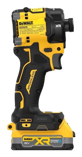 EAN 5035048832530 - DeWALT DCF870E2T-QW atornilladora de impacto con batería 1/4" 3000 RPM 56 Nm Negro, Amarillo 500 W 18 V imagen 4