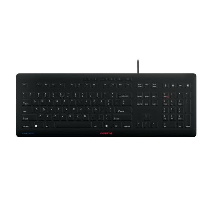 EAN 4025112106187 - CHERRY JK-8502EU-2 teclado Universal USB QWERTY Inglés Negro imagen 1