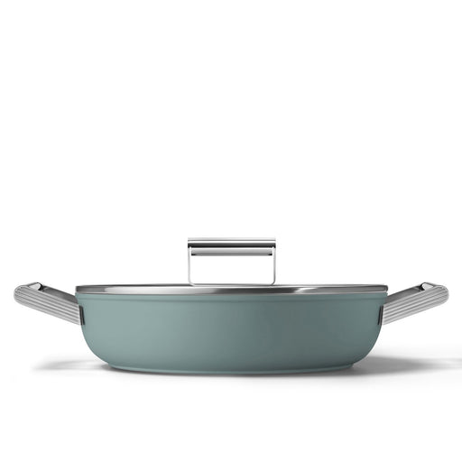 EAN 8017709356118 - Smeg DPF2812EGM batería de cocina Verde Aluminio, Acero inoxidable 4,3 L 28 cm imagen 1