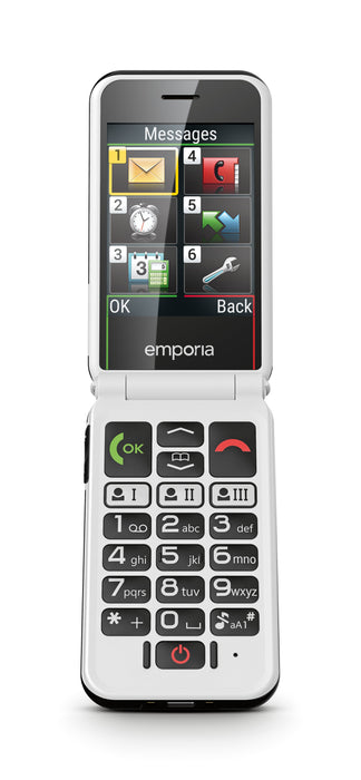 EAN 9005613168940 - Emporia SIMPLICITYglam.4G 7,11 cm (2.8") 106 g Negro Teléfono para personas mayores imagen 35