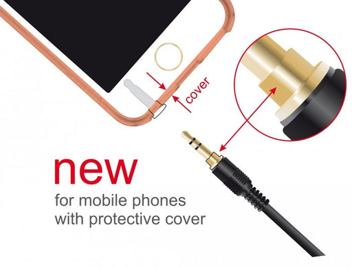 EAN 4043619855476 - DeLOCK 85547 cable de audio 1 m 3,5mm Negro imagen 2