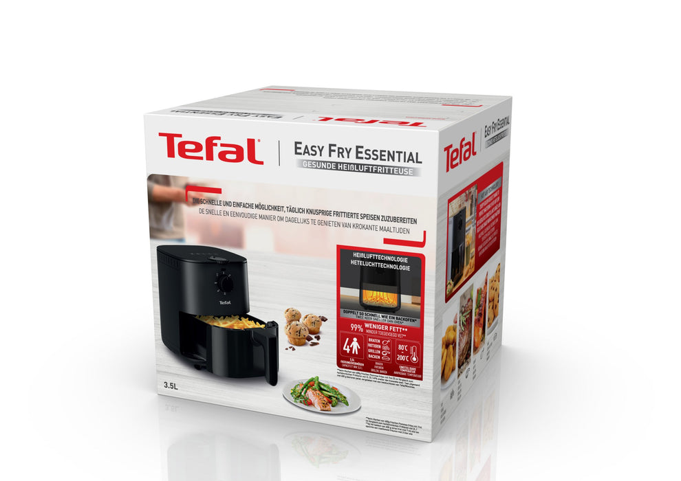 EAN 3045387248307 - Tefal Easy Fry EY1308 Sencillo 3,5 L Independiente 1030 W Freidora de aire caliente Negro imagen 12