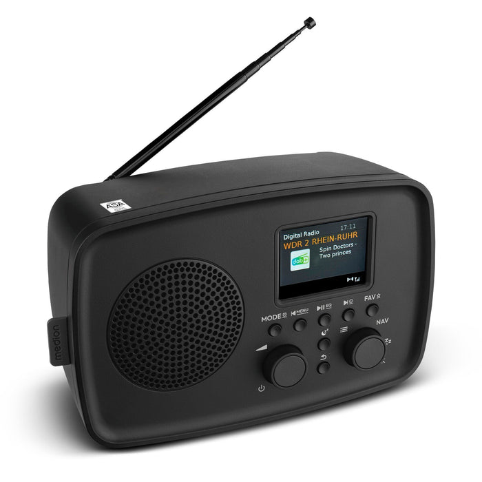EAN 4061275245288 - MEDION LIFE DRE-1 Personal Analógico y digital Negro imagen 1