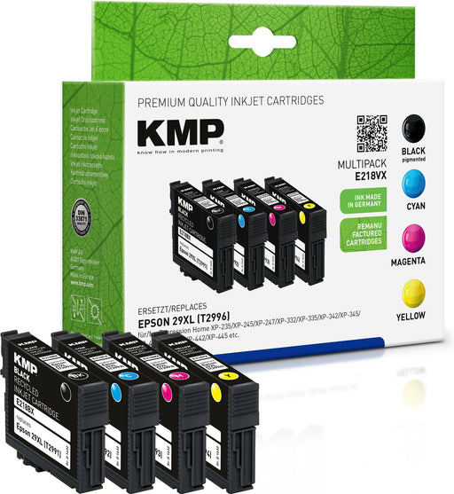 EAN 4011324218282 - KMP E218VX cartucho de tinta Negro, Cian, Magenta, Amarillo imagen 1