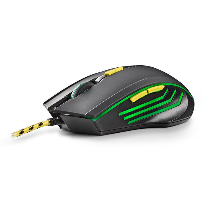 EAN 8435430621198 - NGS GMX-123 ratón Juego Ambidextro USB tipo A Óptico 3200 DPI imagen 3