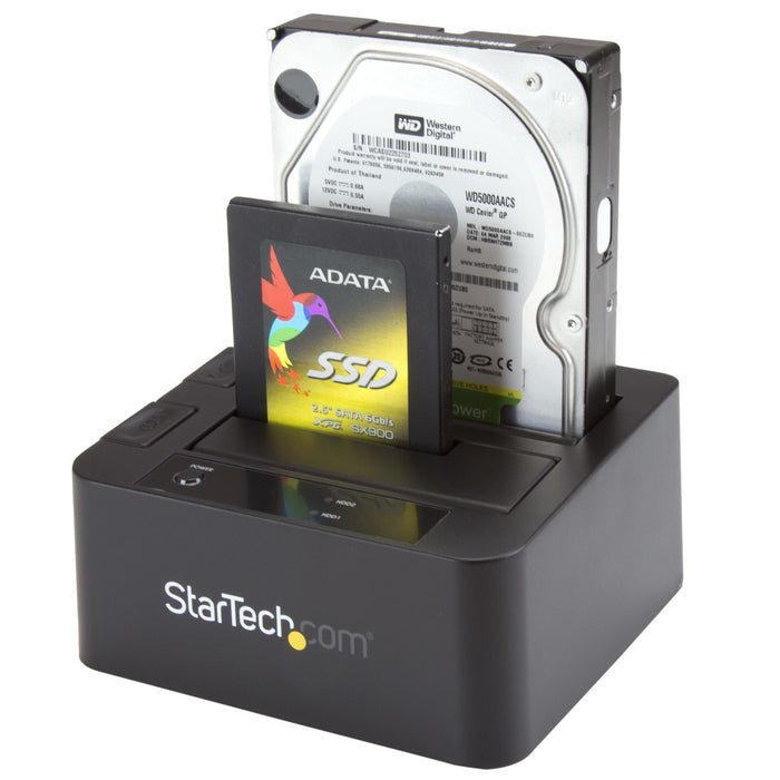 EAN 0065030855891 - StarTech.com SDOCK2U33EB base de conexión para disco duro USB 3.2 Gen 1 (3.1 Gen 1) Type-B Negro imagen 5