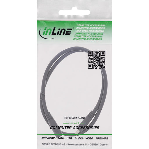 EAN 4043718309146 - InLine 26901I cable de transmisión Negro 1 m 3.5 x 1.35 mm imagen 2