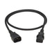 EAN 37332280879 - Eaton P004-01M-EU cable de transmisión Negro 1 m IEC C13 IEC C14 imagen 2