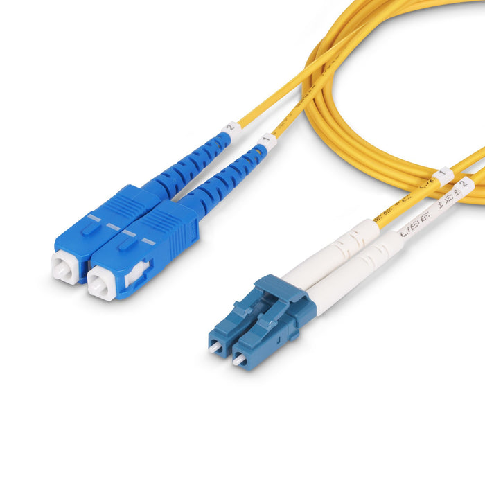 EAN 65030903370 - StarTech.com SMLCSC-OS2-50M Cable de fibra óptica e InfiniBand Amarillo imagen 7
