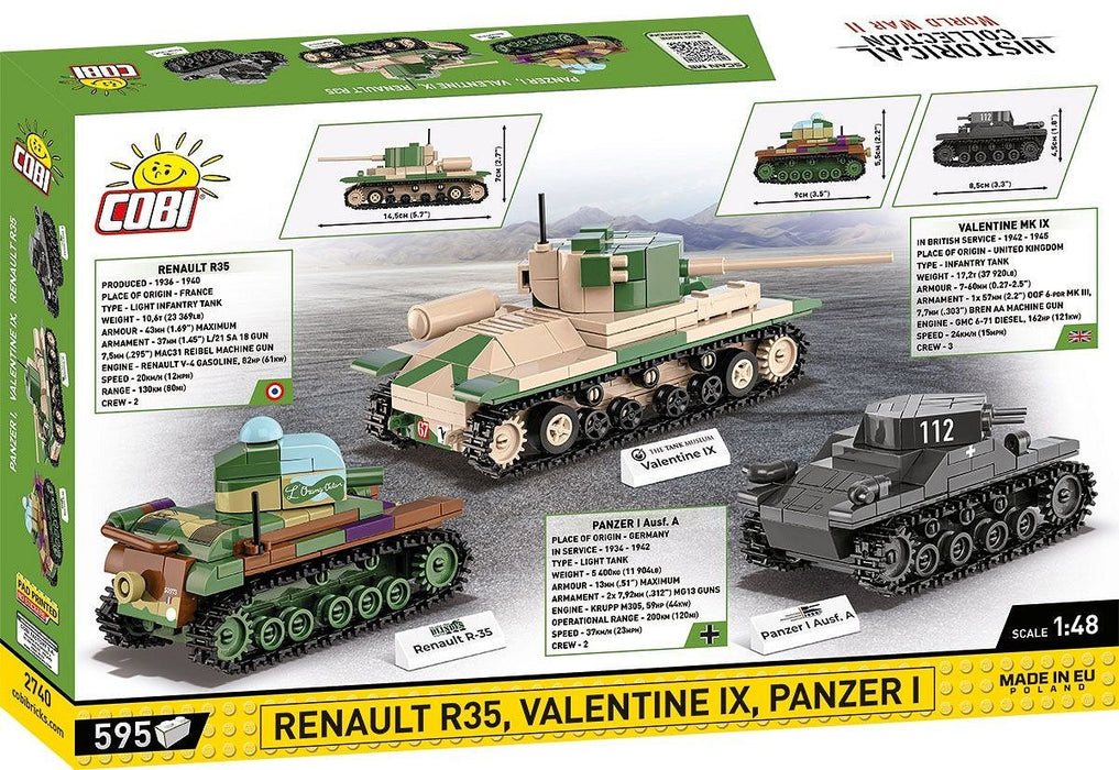 EAN 5902251027407 - COBI Renault R35 - Valentine IX - Panzer I imagen 13
