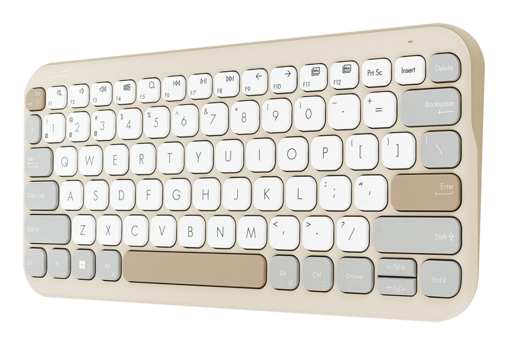 EAN 4711387166161 - ASUS KW100 teclado Hogar Bluetooth Beige, Avena imagen 5