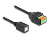 EAN 4043619662500 - DeLOCK 66250 cambiador de género para cable USB 2.0 Type-B 5 pin terminal block Negro imagen 1