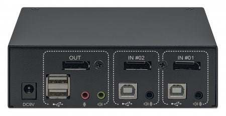 EAN 0766623153546 - Manhattan 153546 interruptor KVM Negro imagen 6