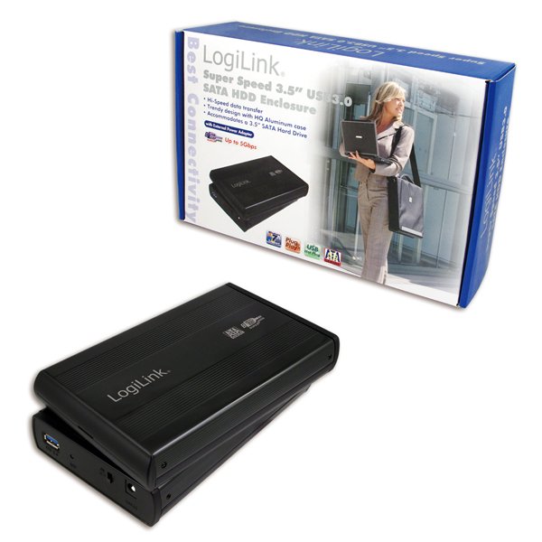 EAN 4052792005813 - LogiLink UA0107 caja para disco duro externo Negro 3.5" imagen 2