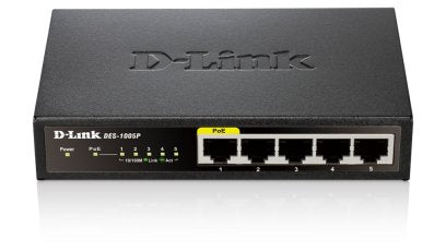 EAN 0790069368806 - D-Link DES-1005P No administrado Fast Ethernet (10/100) Energía sobre Ethernet (PoE) Negro imagen 1