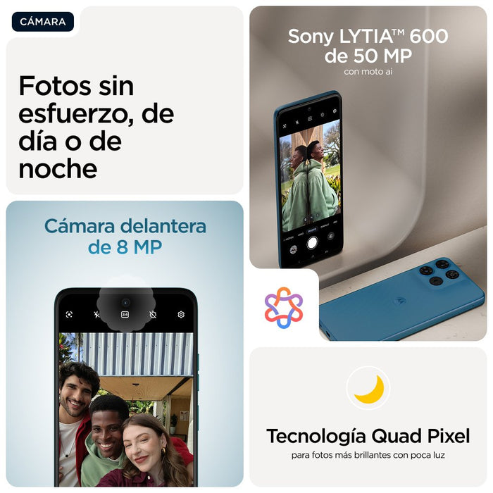 EAN 840493608983 - Motorola moto g57 power 17,1 cm (6.72") SIM doble Android 16.0 5G USB Tipo C 12 GB 256 GB 7000 mAh Azul imagen 7
