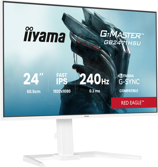 EAN 4948570126361 - iiyama G-MASTER GB2471HSU-W1 pantalla para PC 60,5 cm (23.8") 1920 x 1080 Pixeles Blanco imagen 1