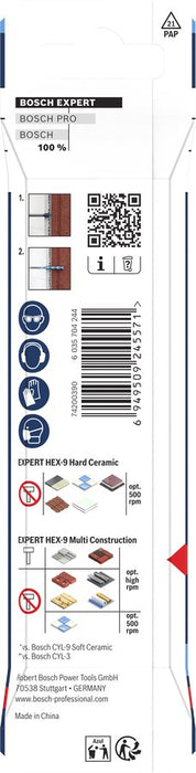 EAN 6949509245588 - Bosch HEX-9 Juego de brocas 2 pieza(s) imagen 3