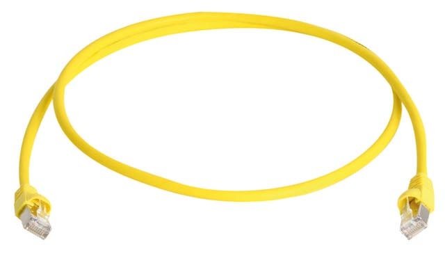 EAN 4018359286064 - Telegärtner MP8 FS 600 LSZH-0,5 yellow cable de red Amarillo 0,5 m imagen 1