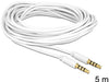 EAN 4043619834433 - DeLOCK 3.5mm - 3.5mm, 5m cable de audio 3,5mm Blanco imagen 2