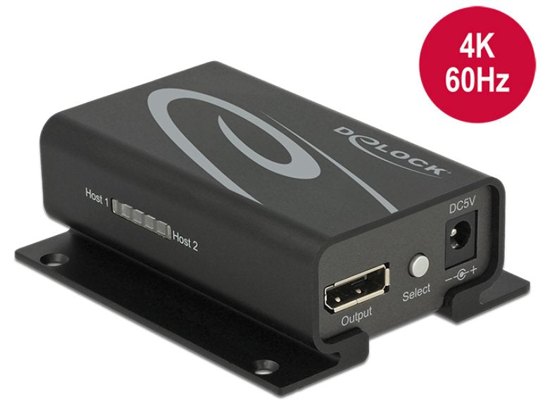 EAN 4043619876976 - DeLOCK 87697 interruptor de video DisplayPort imagen 2