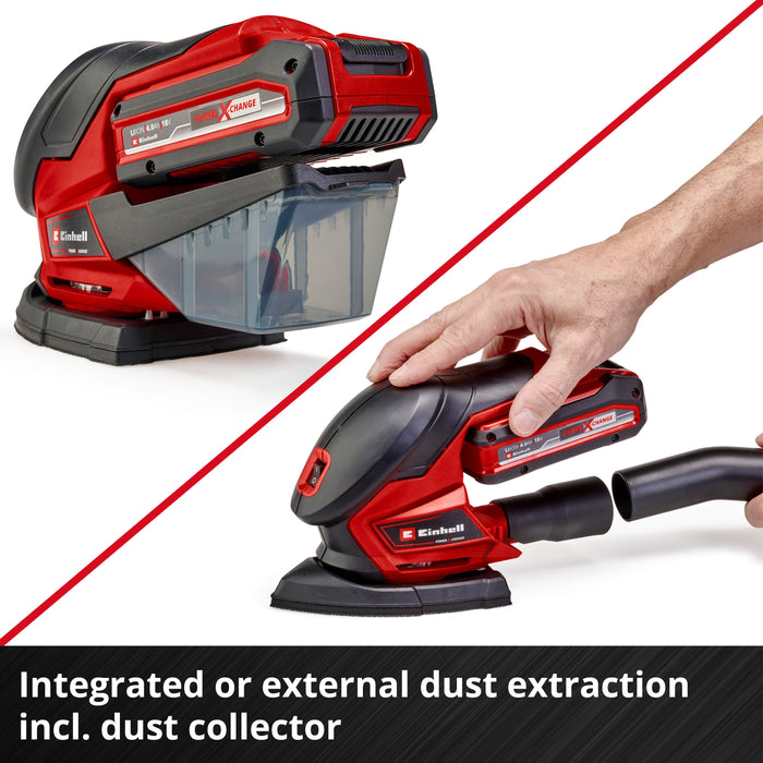 EAN 4006825651218 - Einhell TE-OS 18/150 Li Solo Multilijadora 12000 RPM 24000 OPM Negro, Rojo imagen 3