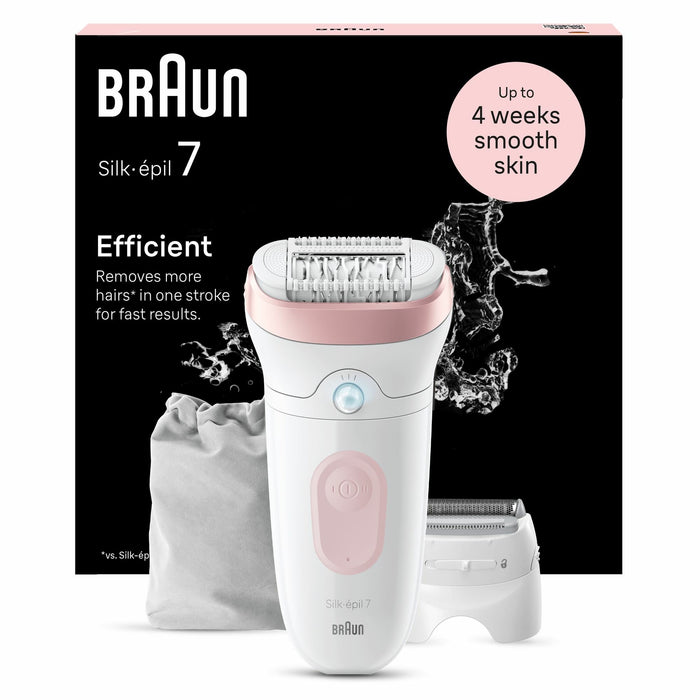 EAN 7500435225120 - Braun Silk-épil 7 7-030 40 pinzas Rosa, Blanco imagen 3