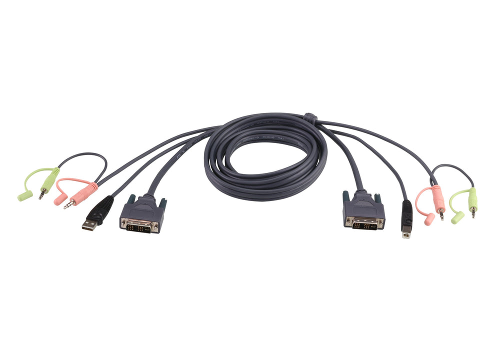 EAN 0672792398100 - ATEN 2L-7D05UD cable para video, teclado y ratón (kvm) Negro imagen 1