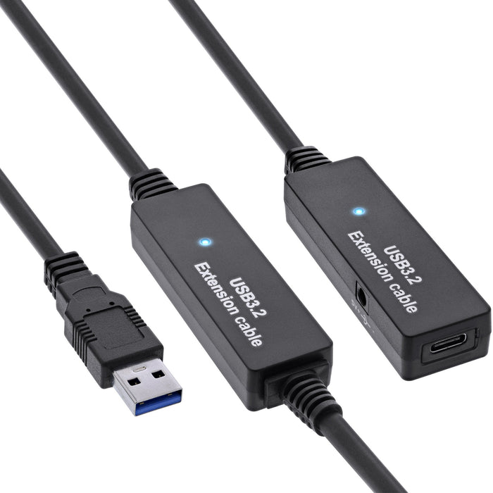 EAN 4043718315062 - InLine 35656B cable USB USB 3.2 Gen 1 (3.1 Gen 1) 15 m USB A USB C 5 Gbit/s Negro imagen 1