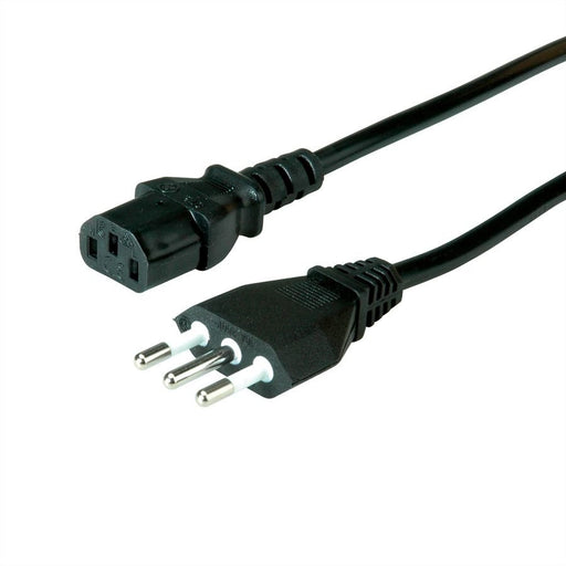 EAN 7611990158614 - VALUE 19.99.2072 cable de transmisión Negro 1,8 m CEI 23-50 IEC 320 imagen 1