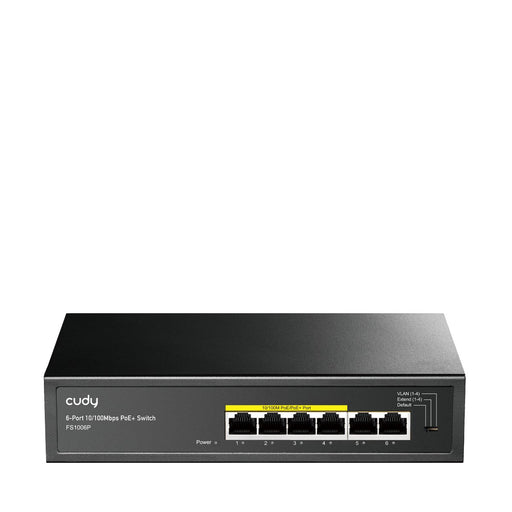 EAN 6971690790264 - Cudy FS1006P switch Fast Ethernet (10/100) Energía sobre Ethernet (PoE) Negro imagen 1