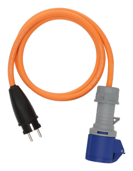 EAN 4007123702022 - Brennenstuhl 1132910125 adaptador de enchufe eléctrico Naranja, Azul, Gris imagen 1