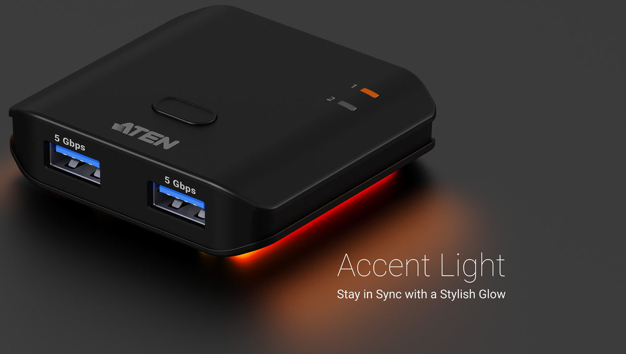 EAN 4711581521476 - ATEN US4322-AT hub de interfaz USB 3.2 Gen 1 (3.1 Gen 1) Type-A Negro imagen 4