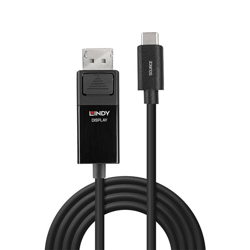 EAN 4002888433426 - Lindy 43342 adaptador de cable de vídeo 2 m USB Tipo C DisplayPort Negro imagen 2