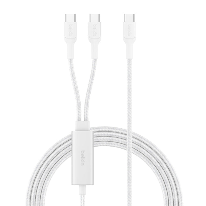 EAN 745883937356 - Belkin CAC004hq1.5MWH cable USB USB 2.0 1,5 m USB C 2 x USB C Blanco imagen 2