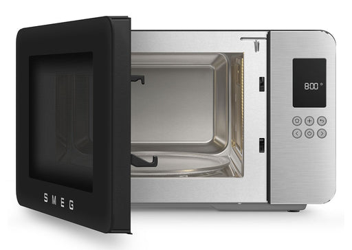 EAN 8017709356484 - Smeg MOC01BLMEU microondas Negro Microondas con grill Encimera 29 L 1450 W imagen 2