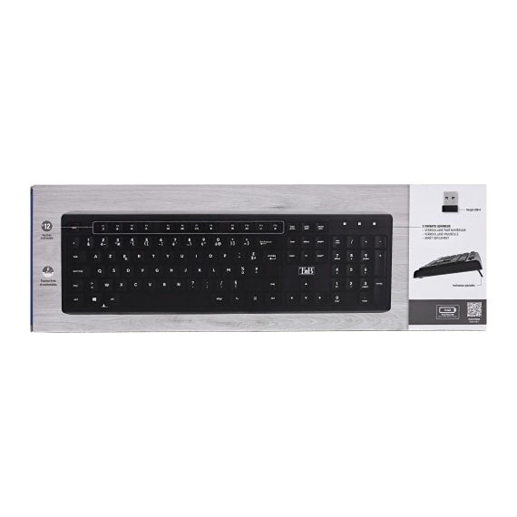 EAN 3303170114261 - T'nB KBSILENT teclado RF inalámbrico AZERTY Negro imagen 6