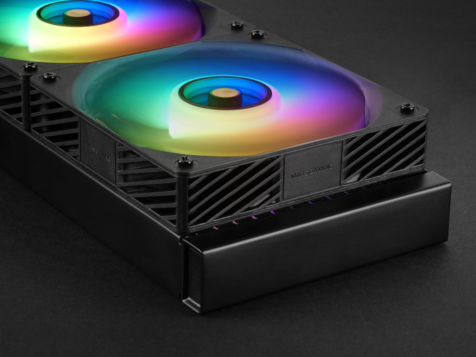 EAN 8435693110712 - Mars Gaming ML-VISIONPRO360 Procesador Sistema de refrigeración líquida todo en uno 12 cm Negro 1 pieza(s imagen 12