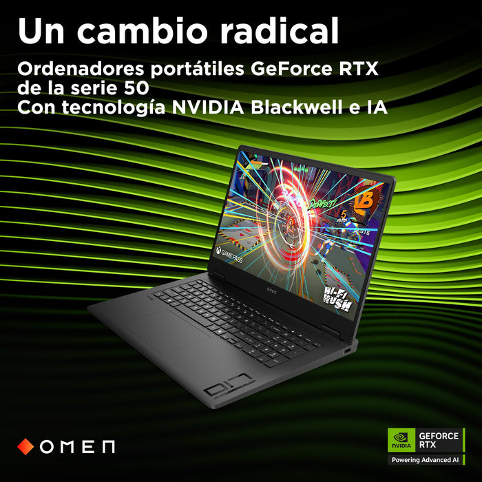 EAN 199251296918 - HP OMEN Gaming 17-db1001ns Copilot+ PC AMD Ryzen AI 9 365 Portátil 43,9 cm (17.3") Quad HD 32 GB DDR5-SDRA imagen 9