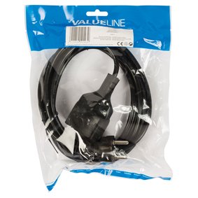 EAN 5412810192939 - Valueline VLEP10200B30 cable de transmisión Negro 3 m imagen 1
