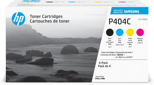 EAN 0191628463411 - Samsung CLT-P404C 4-pack Cyan/Magenta/Yellow/Black Original Toner Cartridge cartucho de tóner 4 pieza(s)  imagen 1
