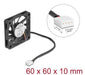 EAN 4043619672943 - DeLOCK 67294 sistema de refrigeración para ordenador Carcasa del ordenador Ventilador 6 cm Negro 1 pieza( imagen 3