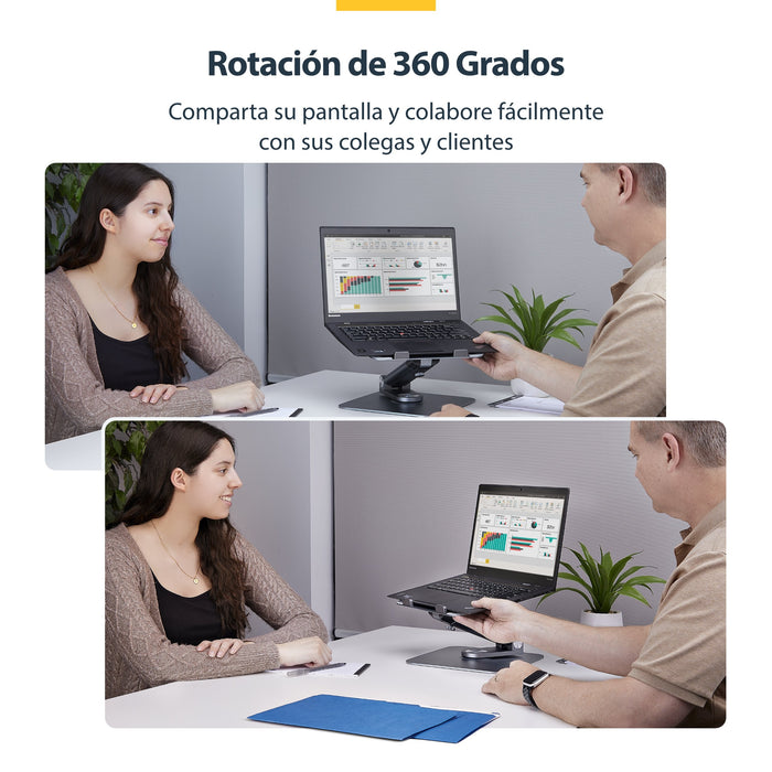 EAN 0065030905459 - StarTech.com ATER-LAPTOP-RISER soporte para ordenador portátil Plata imagen 9