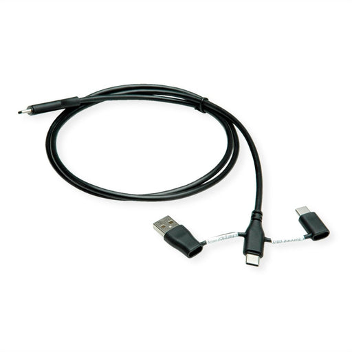 EAN 7630049633018 - ROLINE 11.02.8349 cable USB USB 2.0 1 m USB C USB A/USB C Negro imagen 1