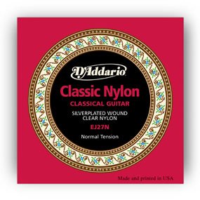 EAN 19954951139 - D'Addario EJ27N cuerda para instrumento musical Clásico 6 pieza(s) Nylon Guitarra imagen 1