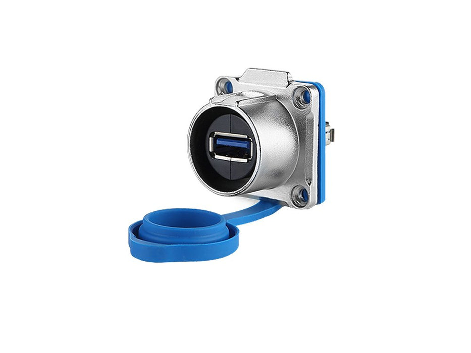 EAN 4014619709229 - Alcasa IC01-24U302 toma de corriente USB A Azul, Plata imagen 1